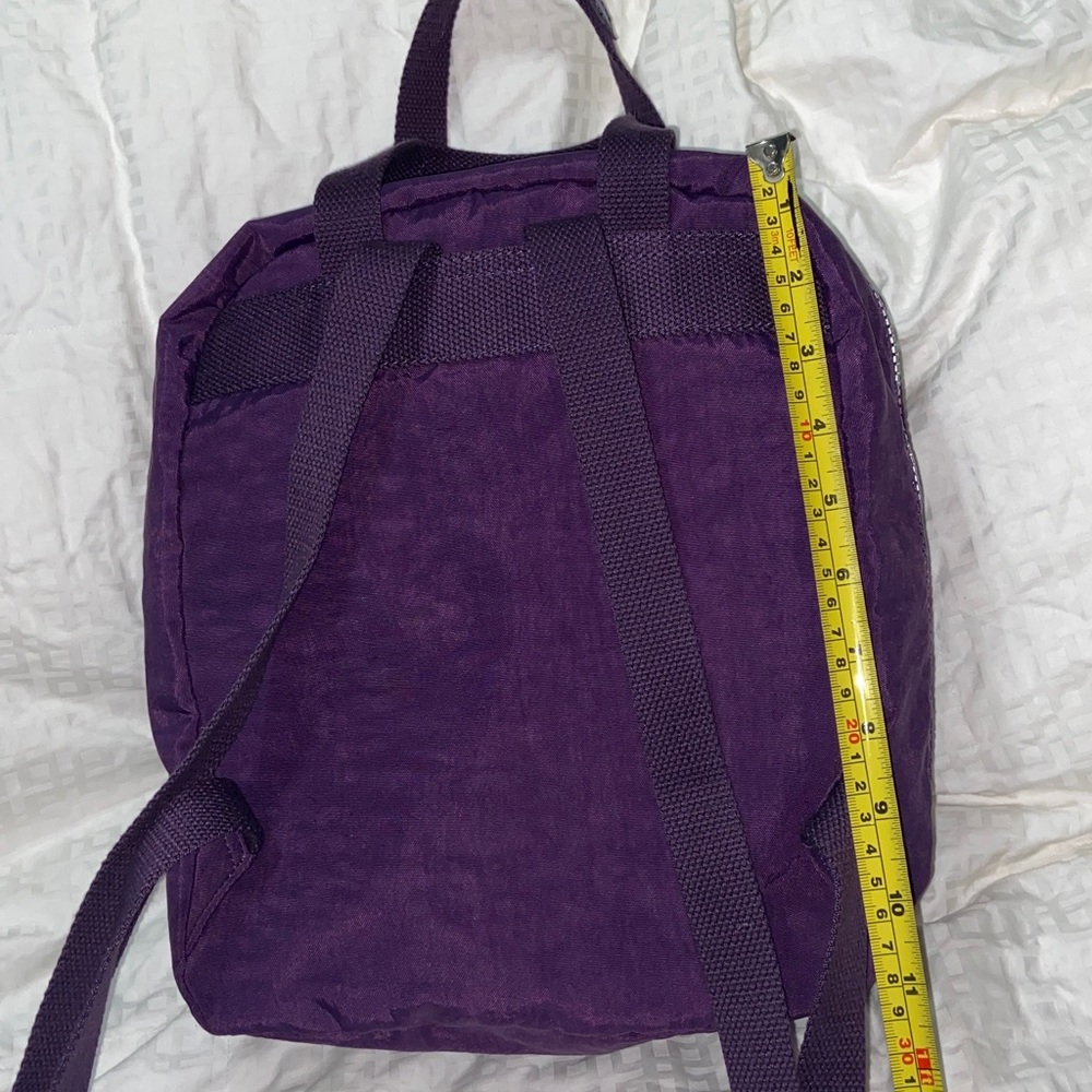 Like new Kipling Medium Backpack dark purple - image 5